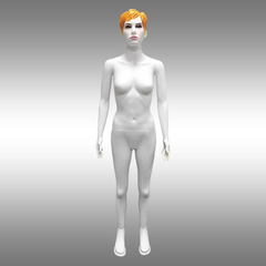 Bayan Makyajlı, Saçlı ve Tokalı Boy Mankeni