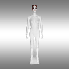 Bayan Tablalı, Makyajlı, Saçlı ve Tokalı Boy Mankeni