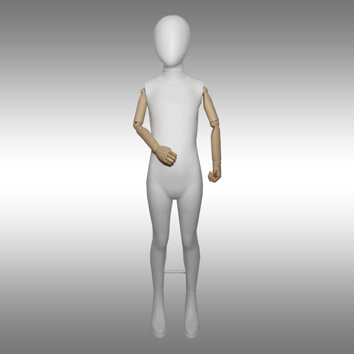 Suratsız ve Ahşap Kollu Orta Boy Mankeni