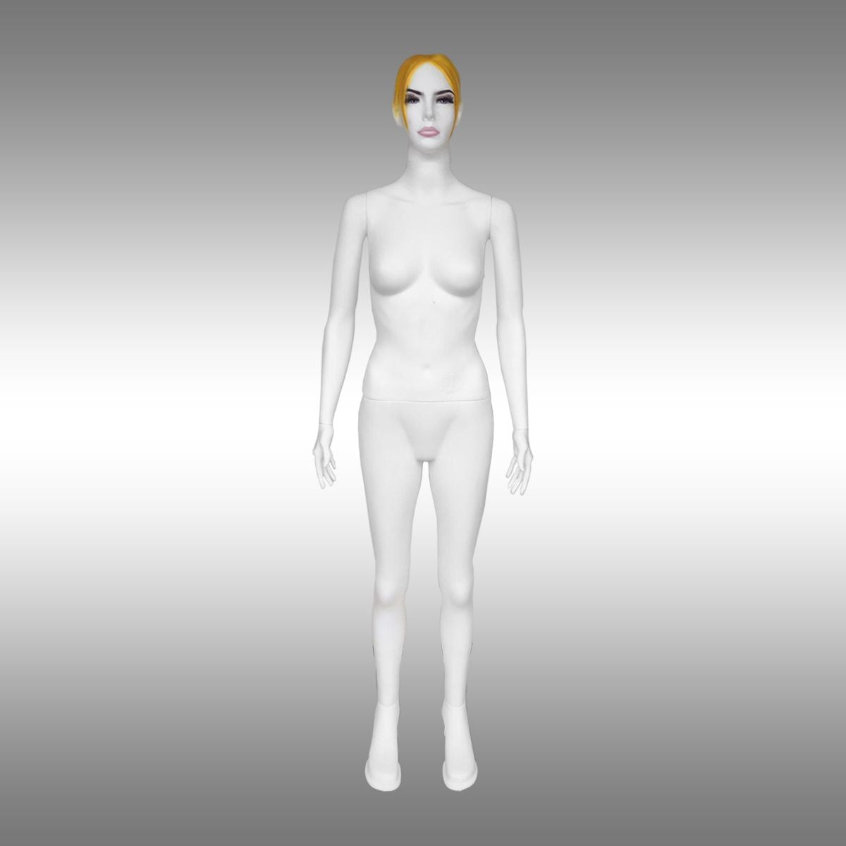 Bayan Makyajlı, Saçlı ve Tokalı Boy Mankeni