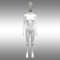 Bayan Tel Kafalı Boy Mankeni